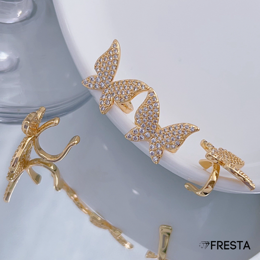 Earcuff Gold Butterfly