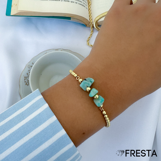 Pulsera Reflejo Celeste